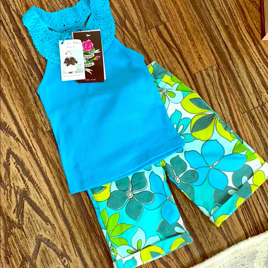 New Boutique Vacation Summer Beach Short Set 6